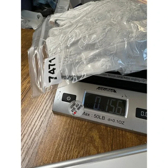 Farm Rio Off-White 3D Flower Pleated Mini Dress 312366 NWT Small - Picture 11 of 11